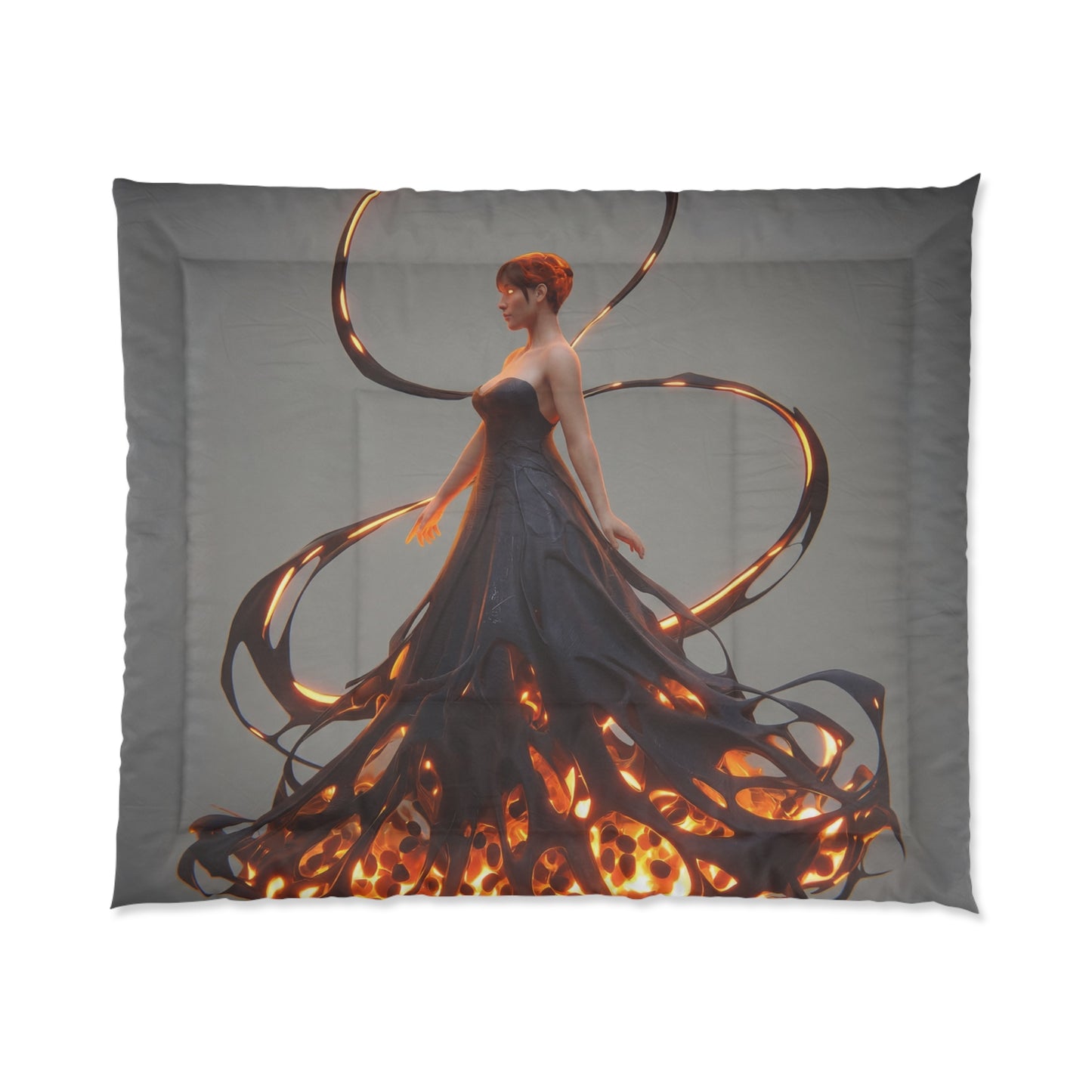 Luminescent Gown Comforter – Floating Orb Weaver Dreamscape