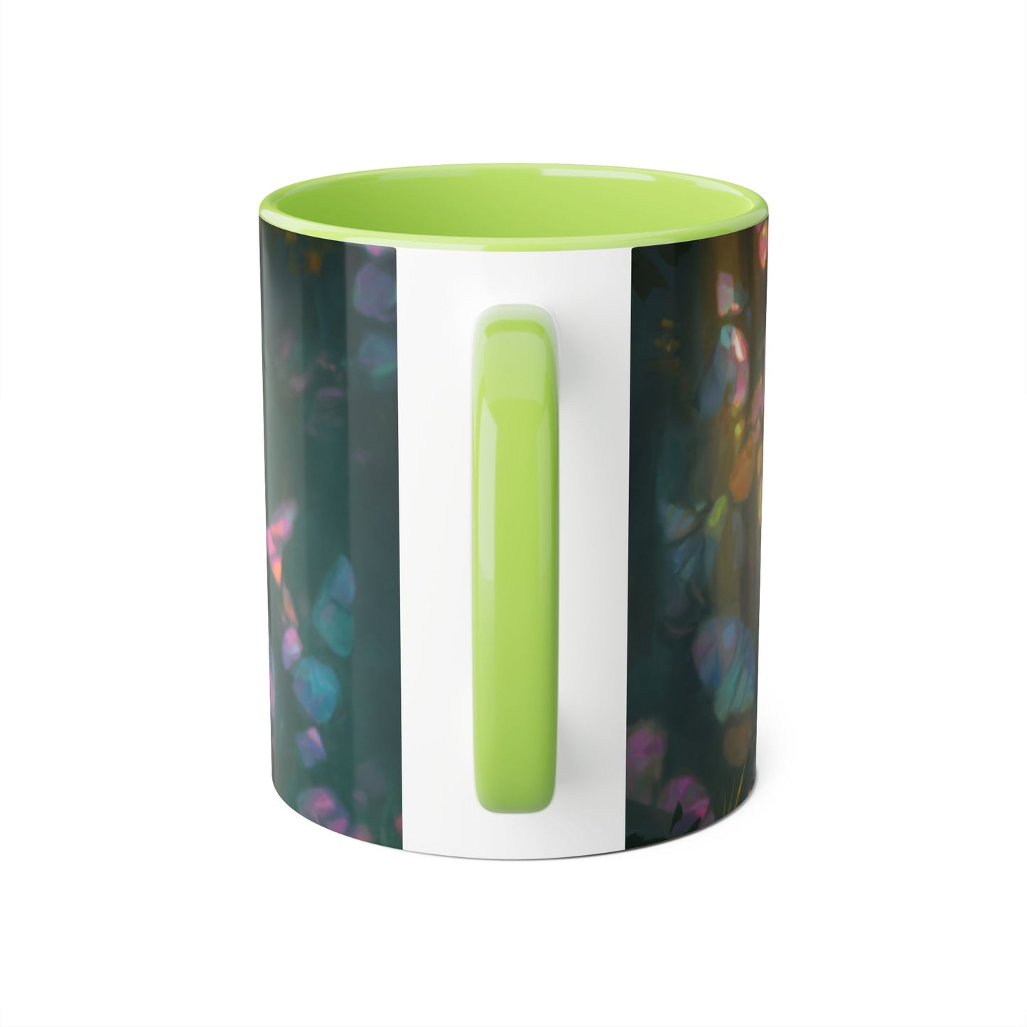 Sentinel Knight Accent Mugs, 11oz – Prism-Lit Forest Prayer Scene