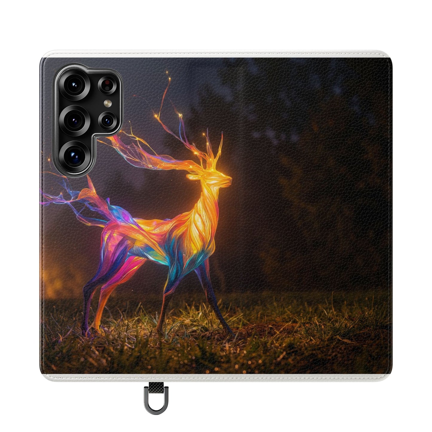 Ethereal Deer Flip Cases – Luminous Spirit Portrait