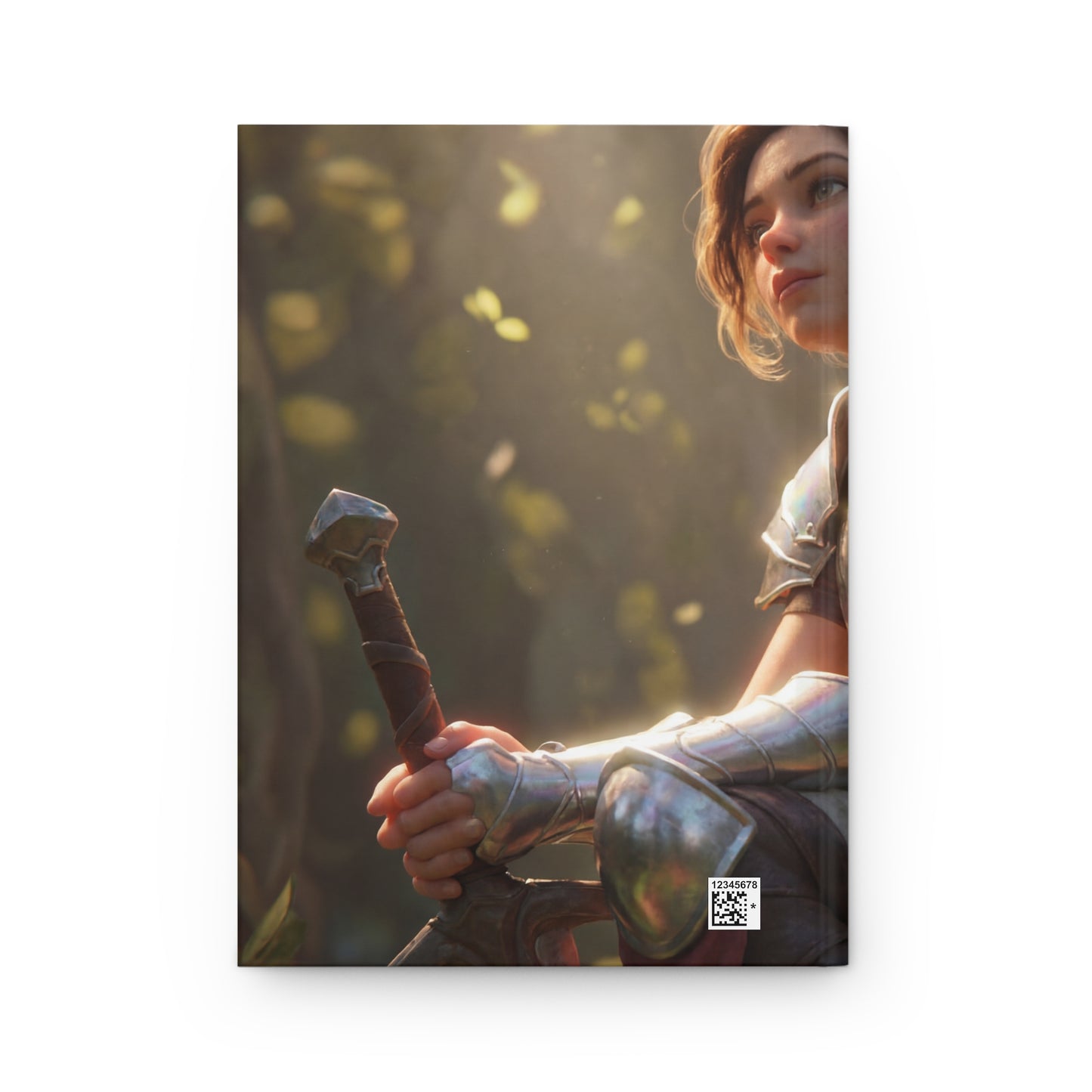 Elf Sentinel with Dragon Companion Hardcover Journal Matte – Sunlit Grove Pause