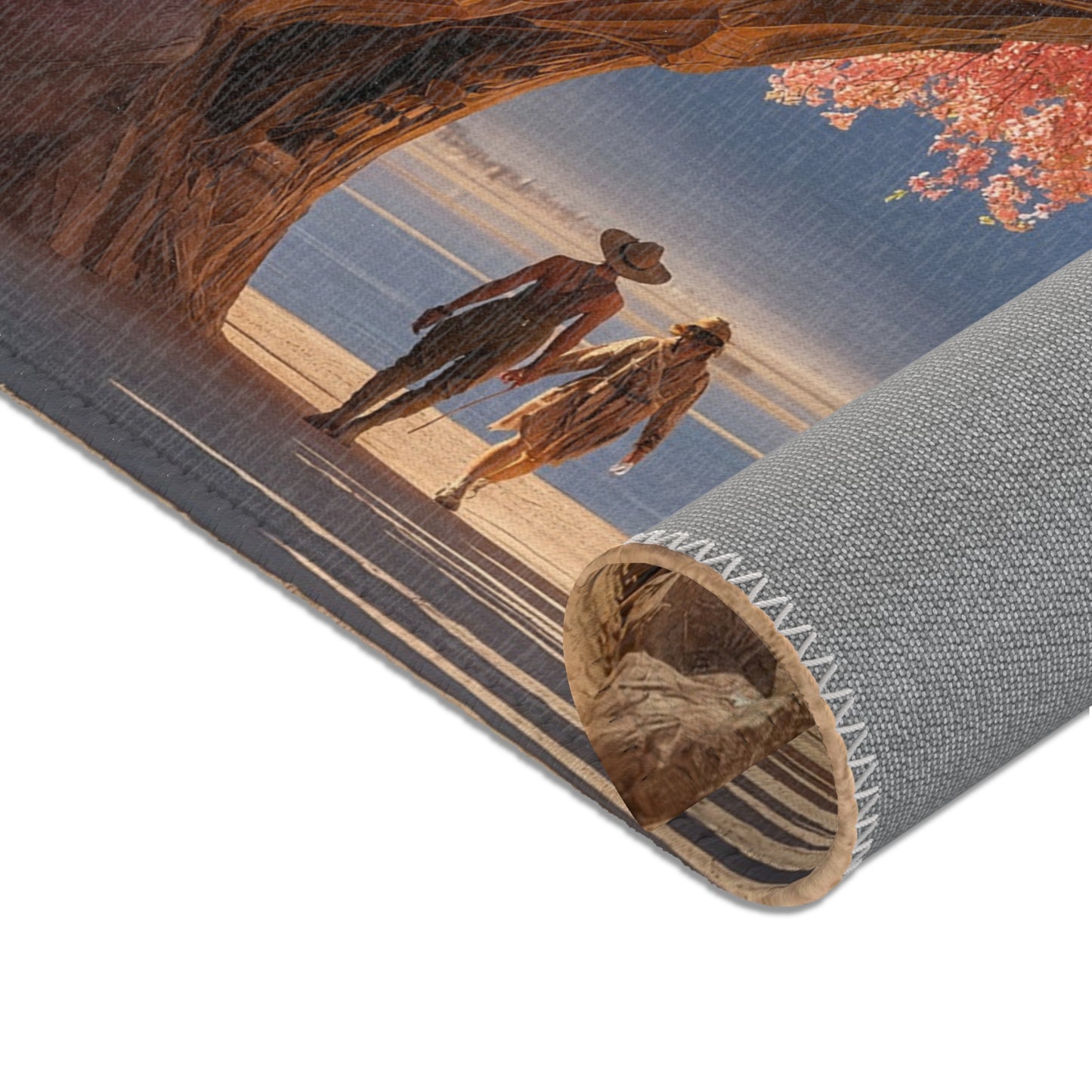 Pink Blossom Archway Area Rugs – Desert Bloom Gateway