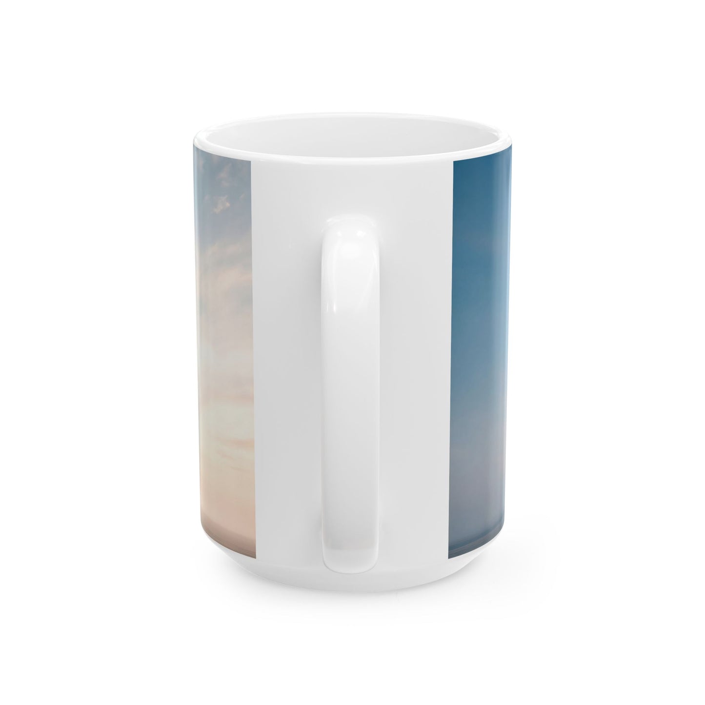 Skyward Steam Tower Ceramic Mug – Dawn’s Industrial Reverie