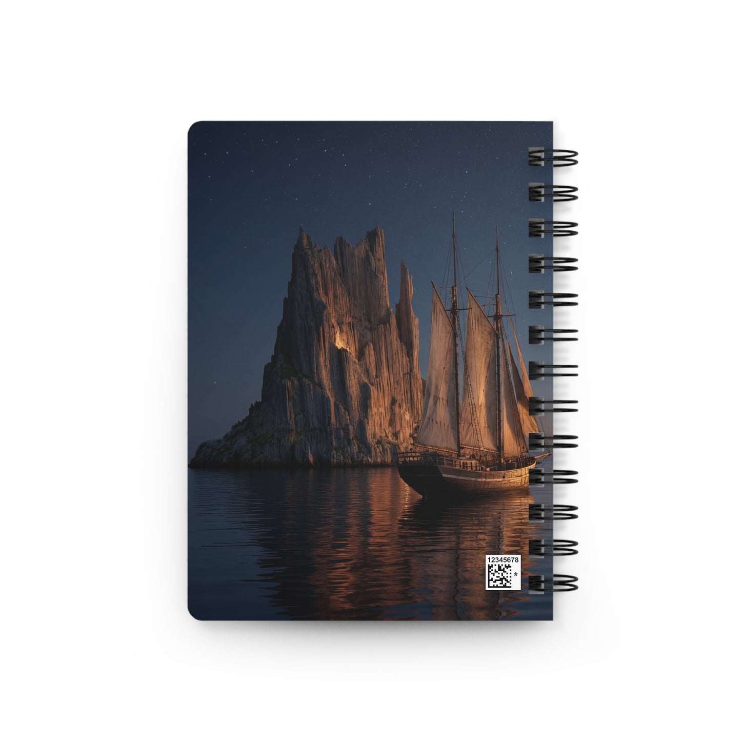 Moonlit Sailing Journal – Twin Ships Through Starlit Straits