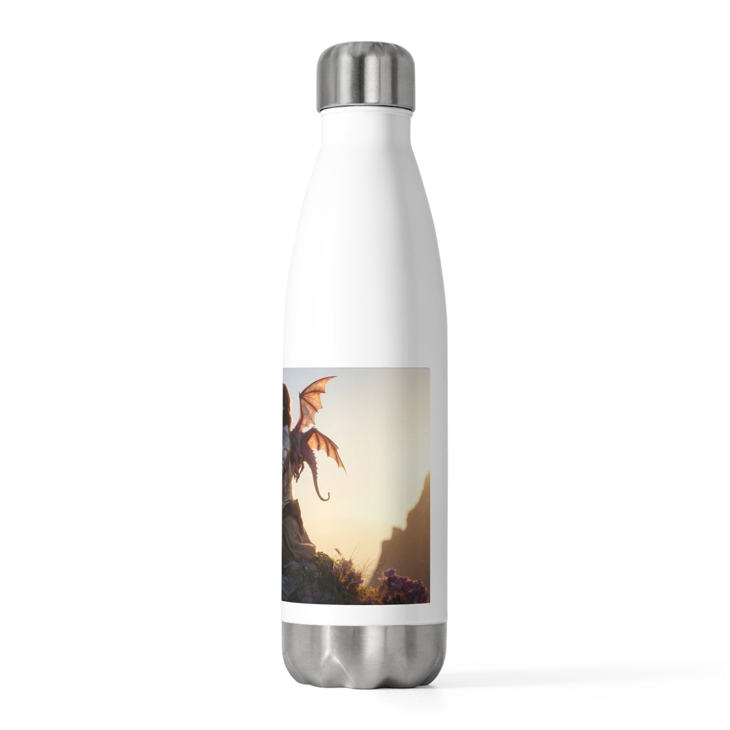 Dragon Rider Sentinel 20oz Insulated Bottle – Sunset Pact on the Peaks