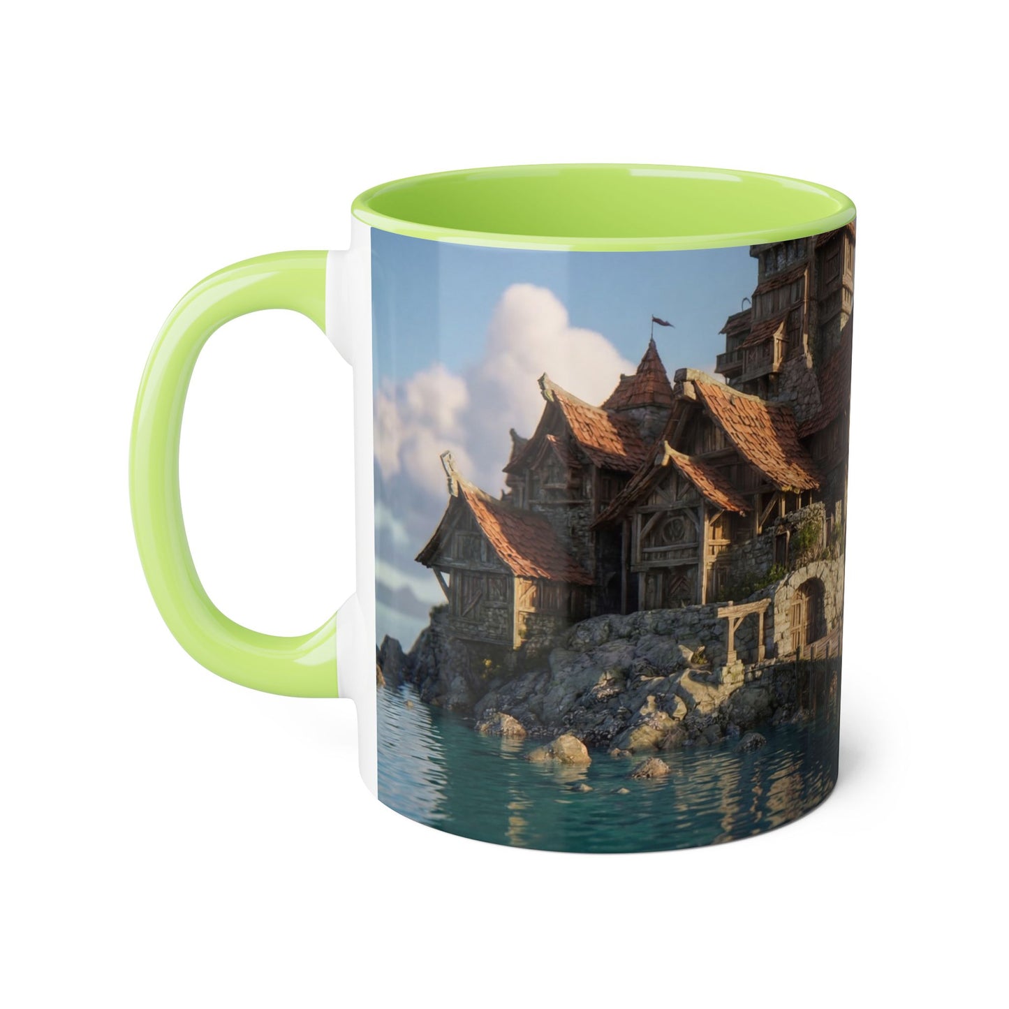 Stone Harbor Accent Mugs, 11oz – Twilight Dockside Village