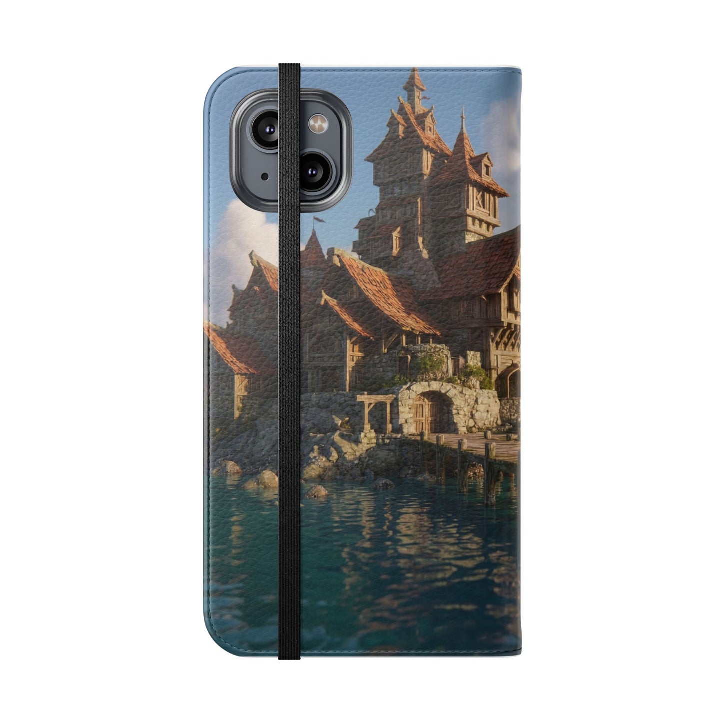 Cobblestone Harbor Flip Cases – Timber Town Seaside Walkway