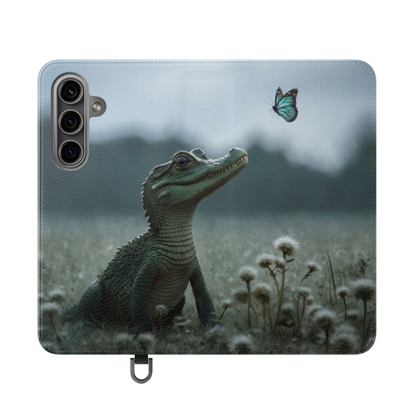 Gentle Croc & Butterfly Flip Cases – Tender Meadow Guardian Scene