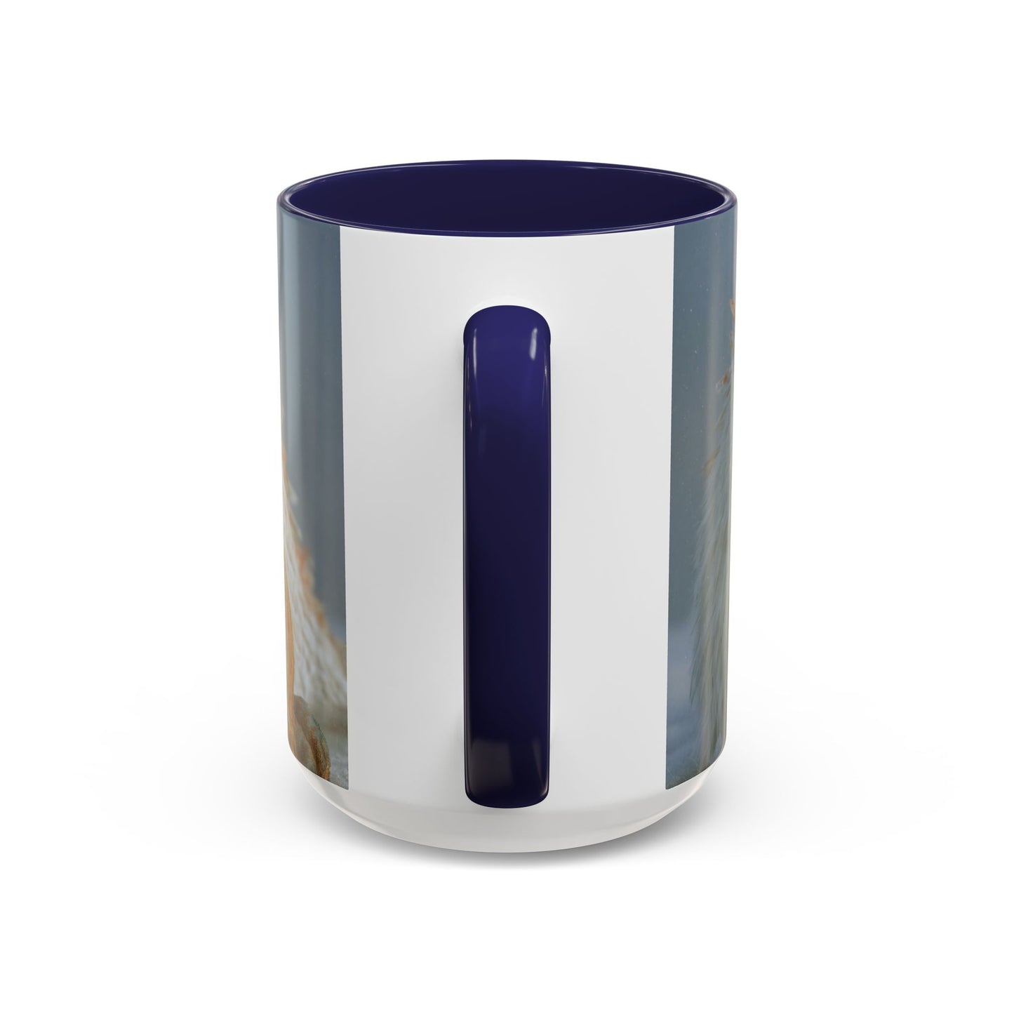Sleeping Dragon Accent Coffee Mug (11, 15oz) – Frosty Snowdrift Lullaby