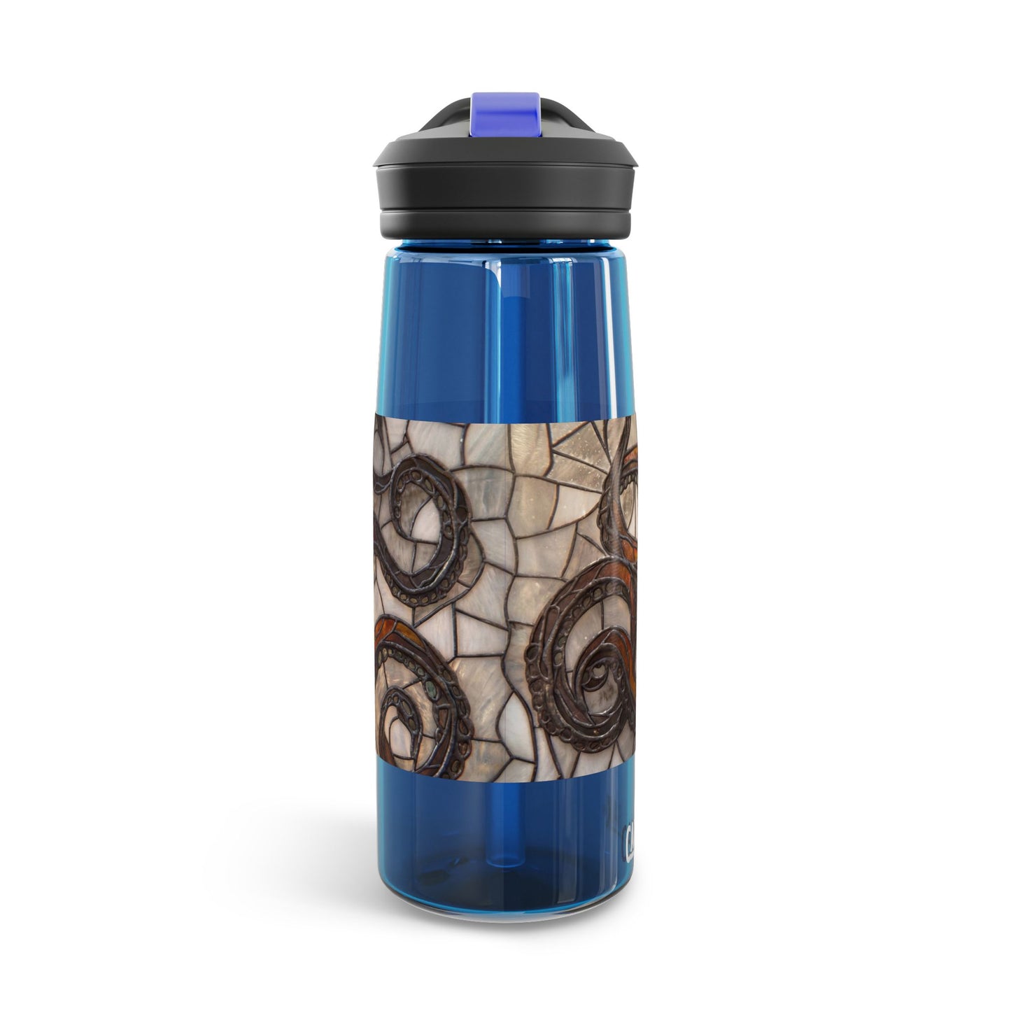Stained Glass Octopus CamelBak Eddy® Water Bottle, 20oz\25oz – Amber Depths & Iron Lace