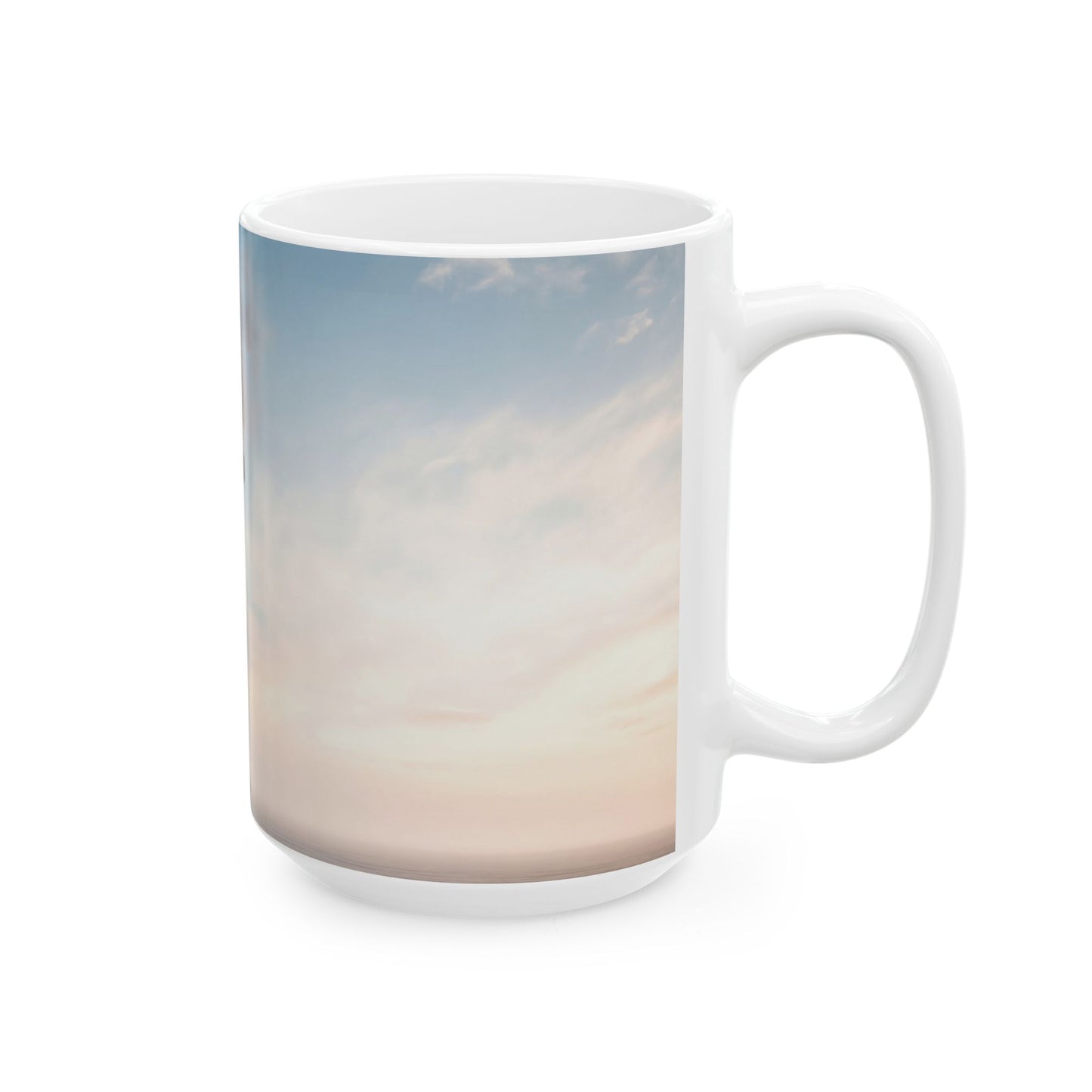 Skyward Steam Tower Ceramic Mug – Dawn’s Industrial Reverie