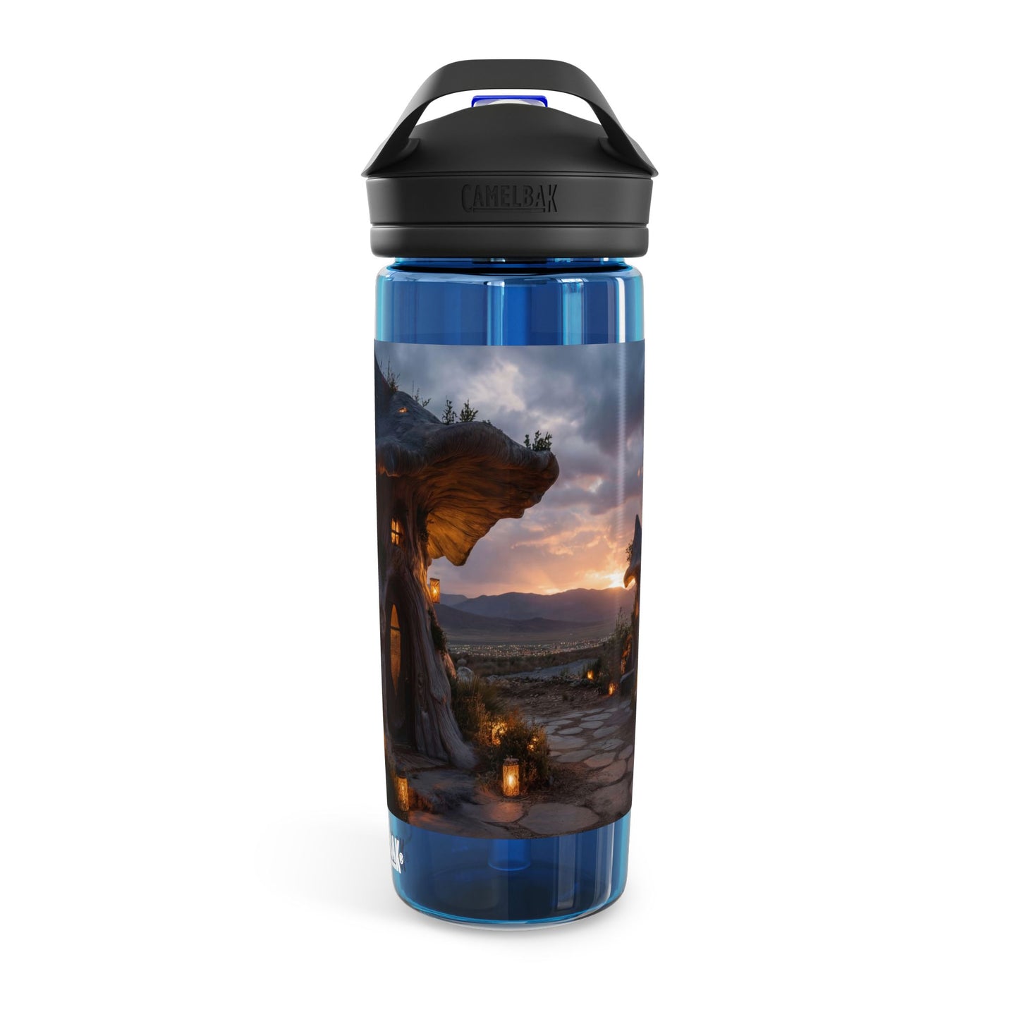 Twilight Mushroom Cottage CamelBak Eddy® Water Bottle, 20oz\25oz – Warm Light in the Wild