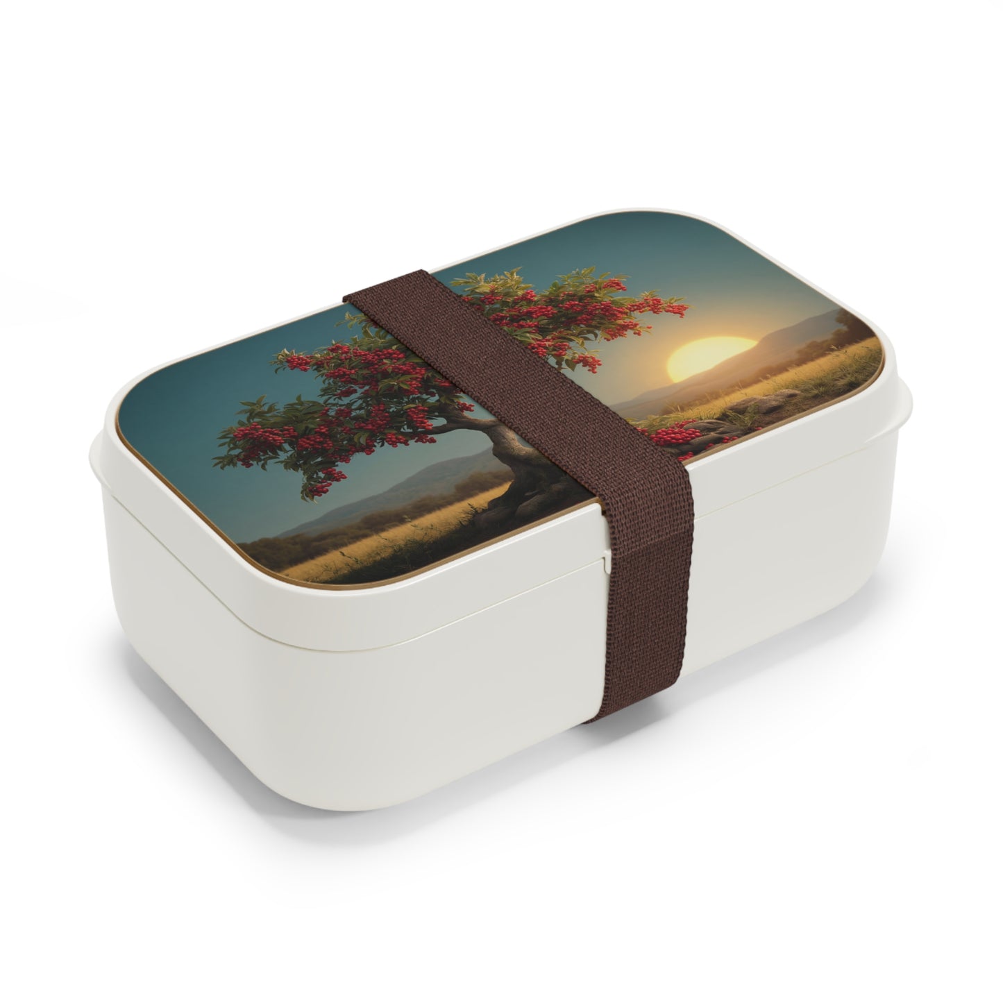 Crimson Berry Tree Bento Lunch Box – Sunset Harvest in Your Hands