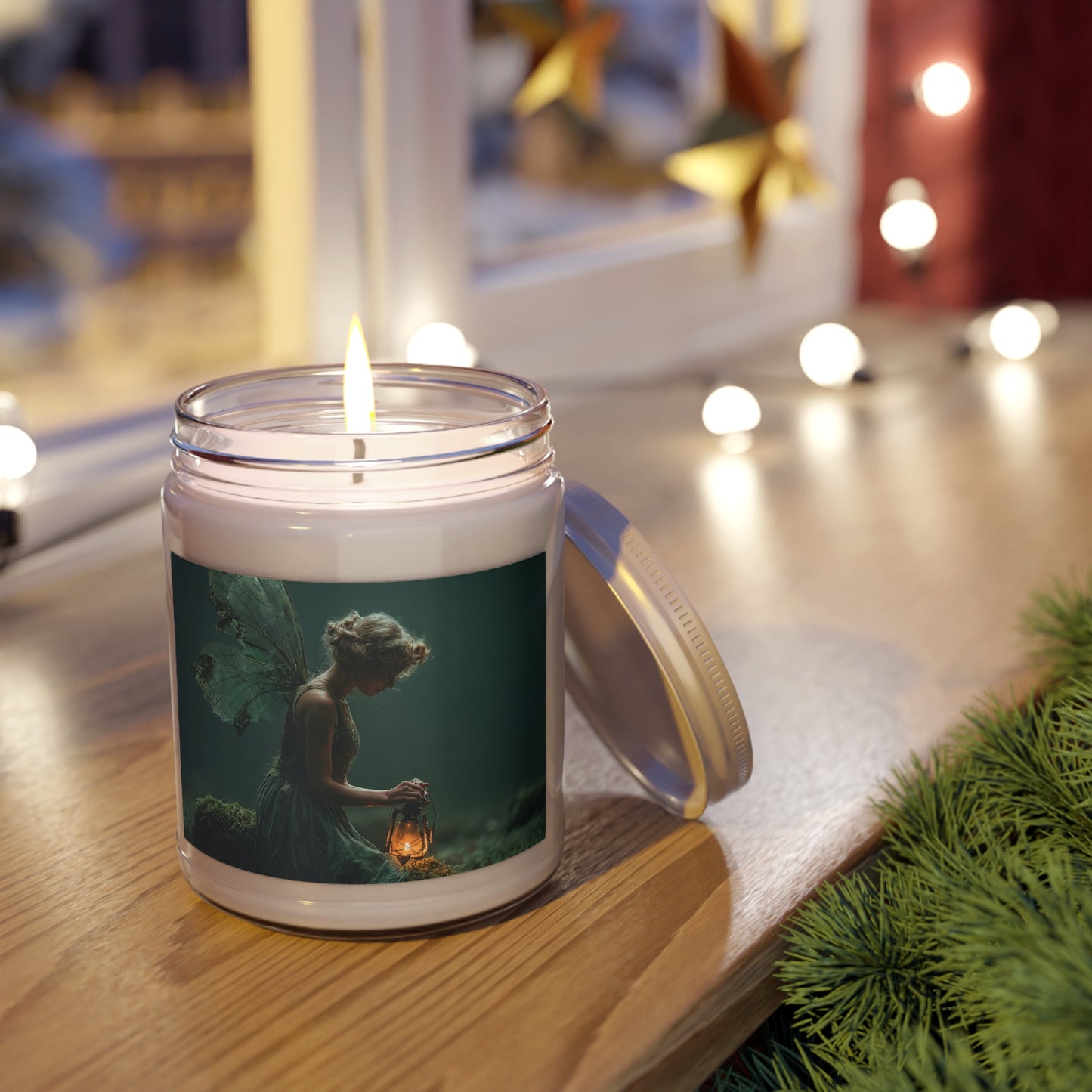 Forest Warden Fairy Scented Soy Candles with White Lid, 9oz – Keeper of the Mossy Glade