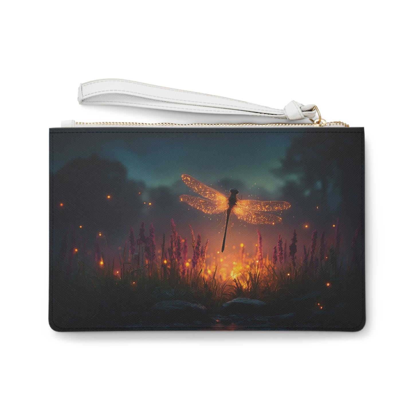 Glowing Dragonfly Clutch Bag – Twilight Meadow Luminescence