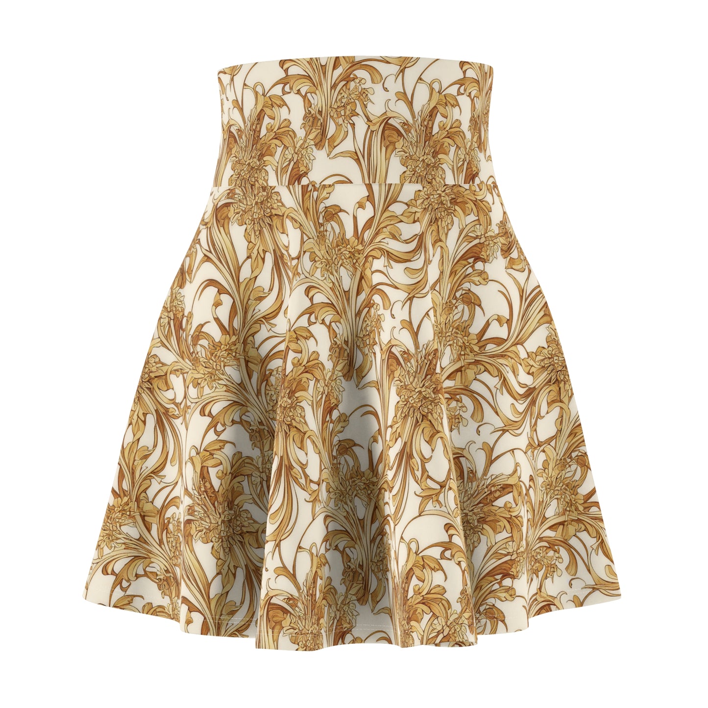 Art Nouveau pattern, fine art - Women's Skater Skirt