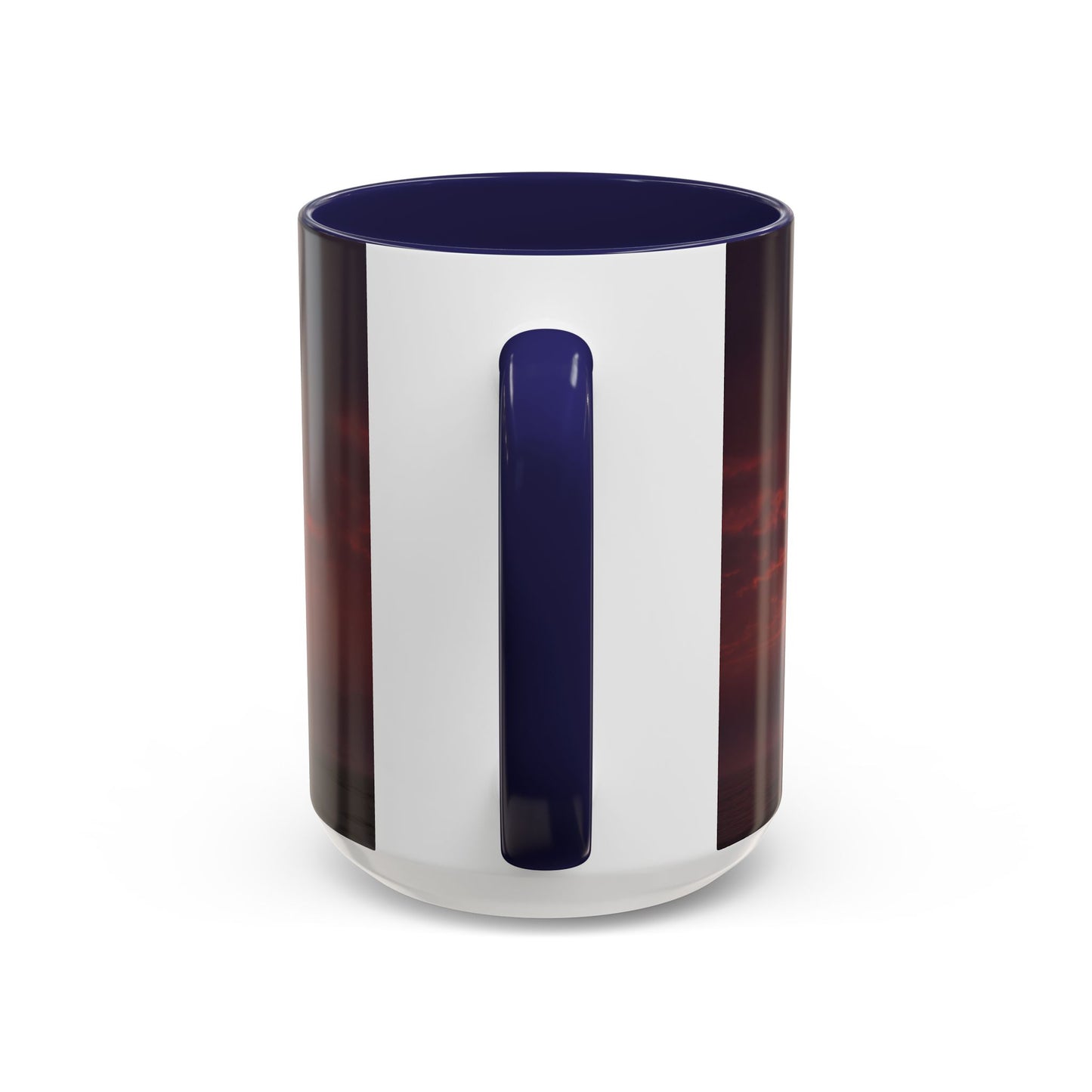 Twilight Stairway Accent Coffee Mug (11, 15oz) – Crimson Moonlit Ascension