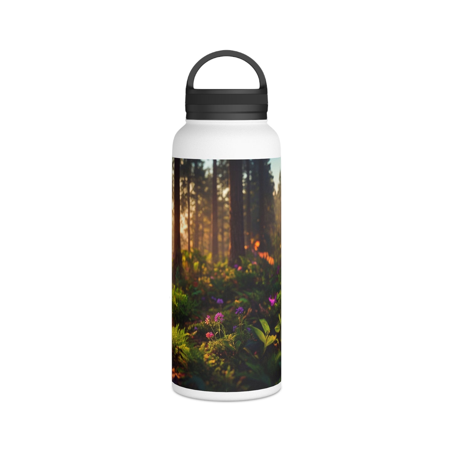 Whispering Woods Terrarium Bottle – Handle Lid – Pocket-Sized Forest Sanctuary