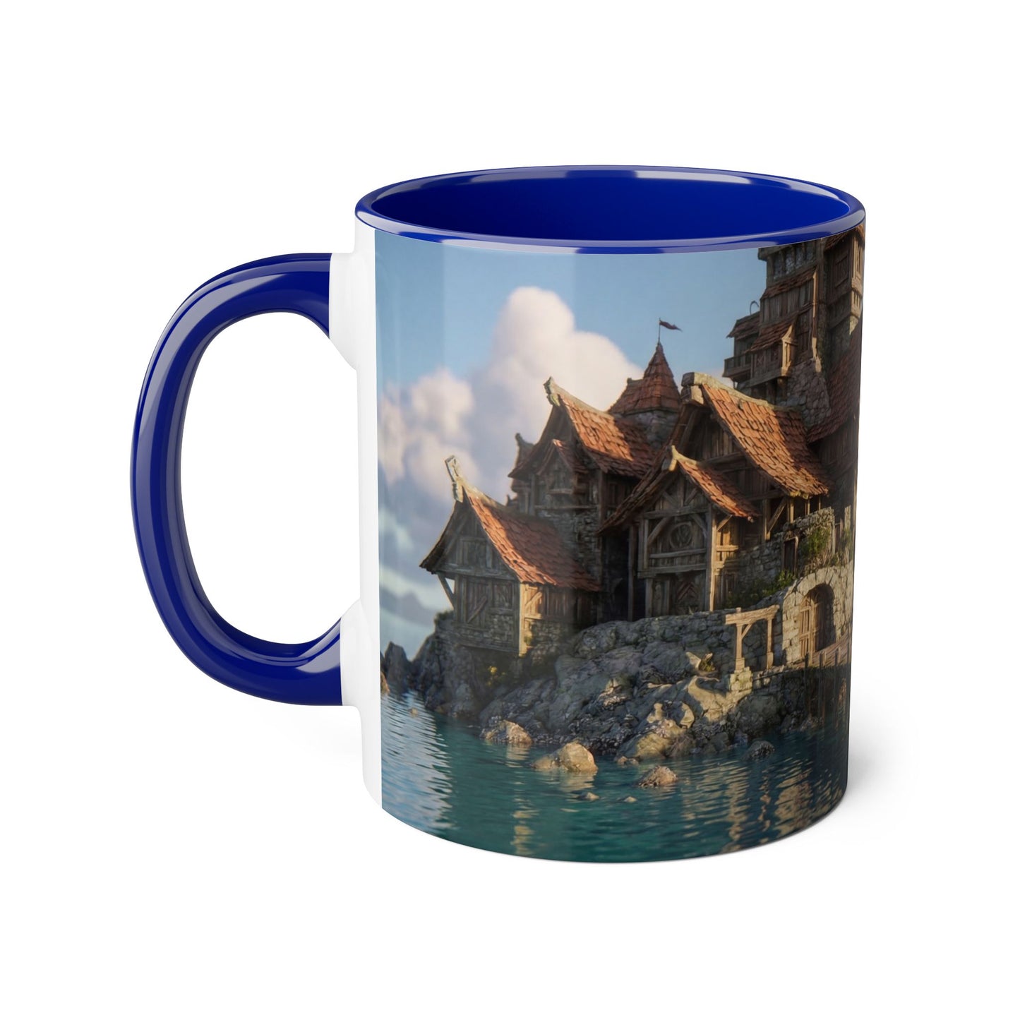 Stone Harbor Accent Mugs, 11oz – Twilight Dockside Village