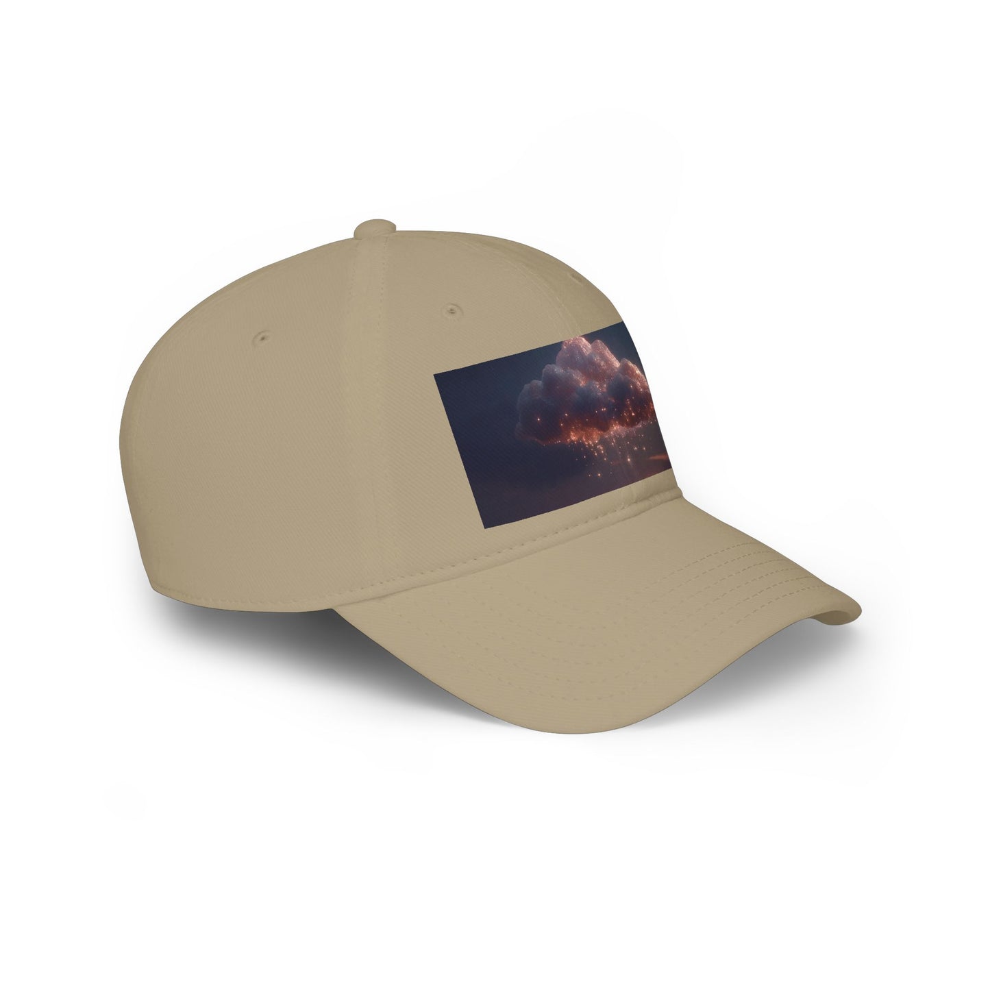 Stardust Cloud Low Profile Baseball Cap – Twinkling Nightfall Dreamscape
