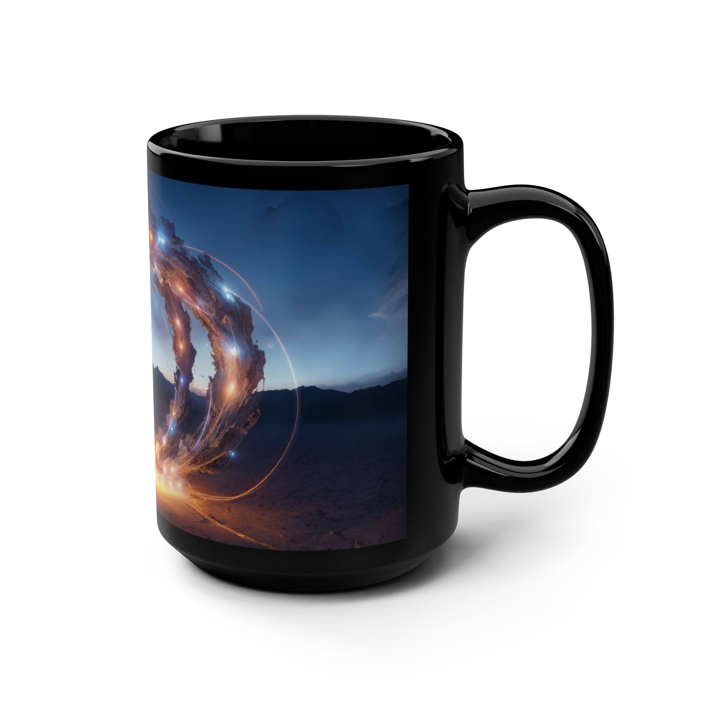 Cosmic Portal Over Mountains - Product
