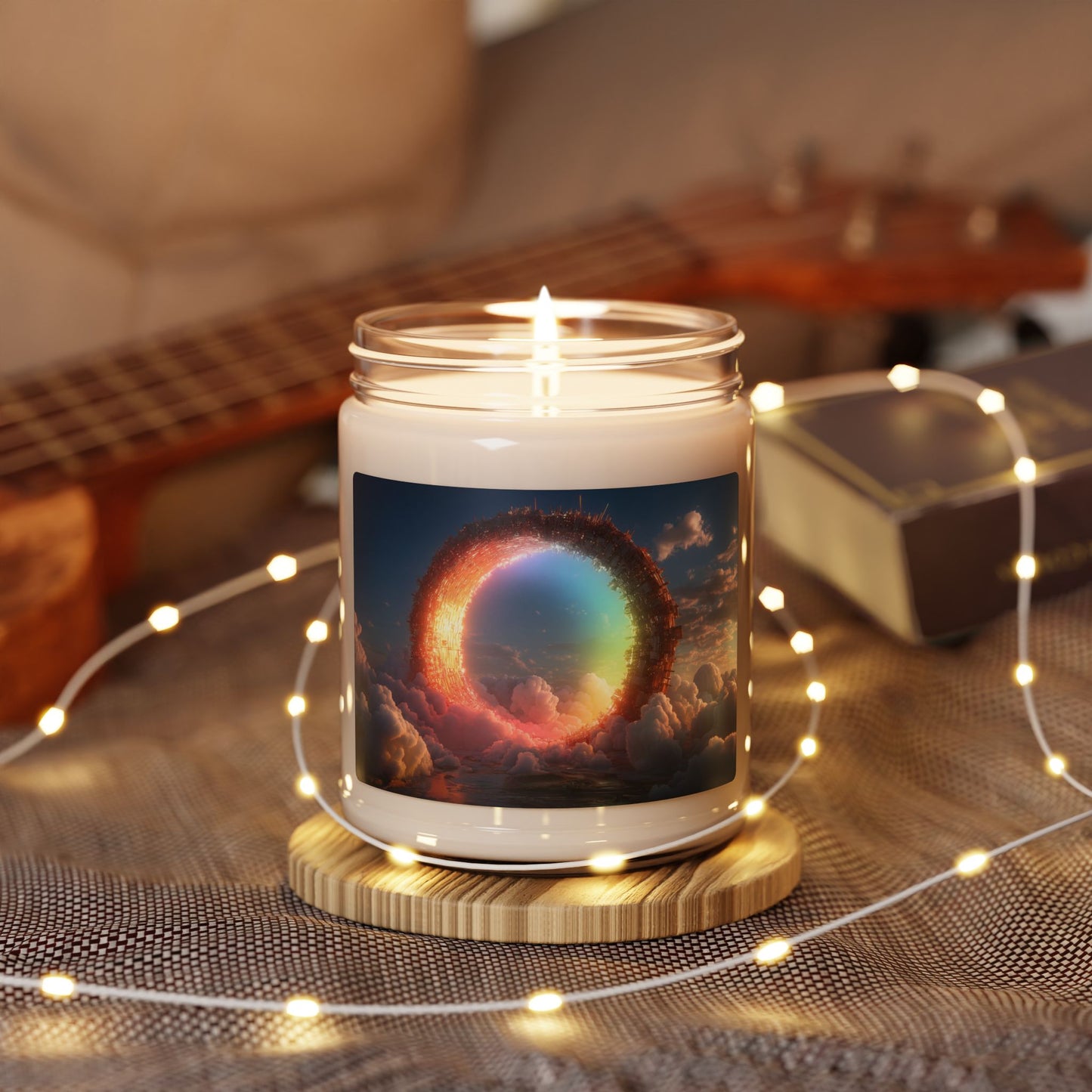Celestial Vortex Scented Soy Candle, 9oz – Indigo Cloud Dreamscape