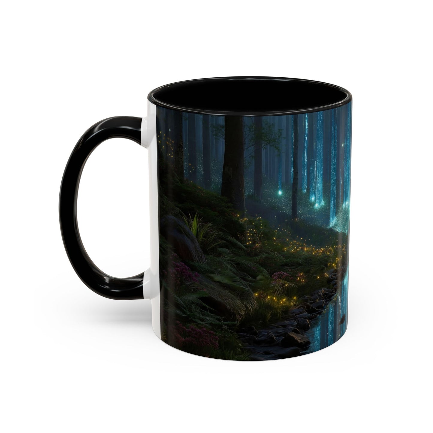 Celestial Falls Accent Coffee Mug (11, 15oz) – Twilight’s Whispering Woods
