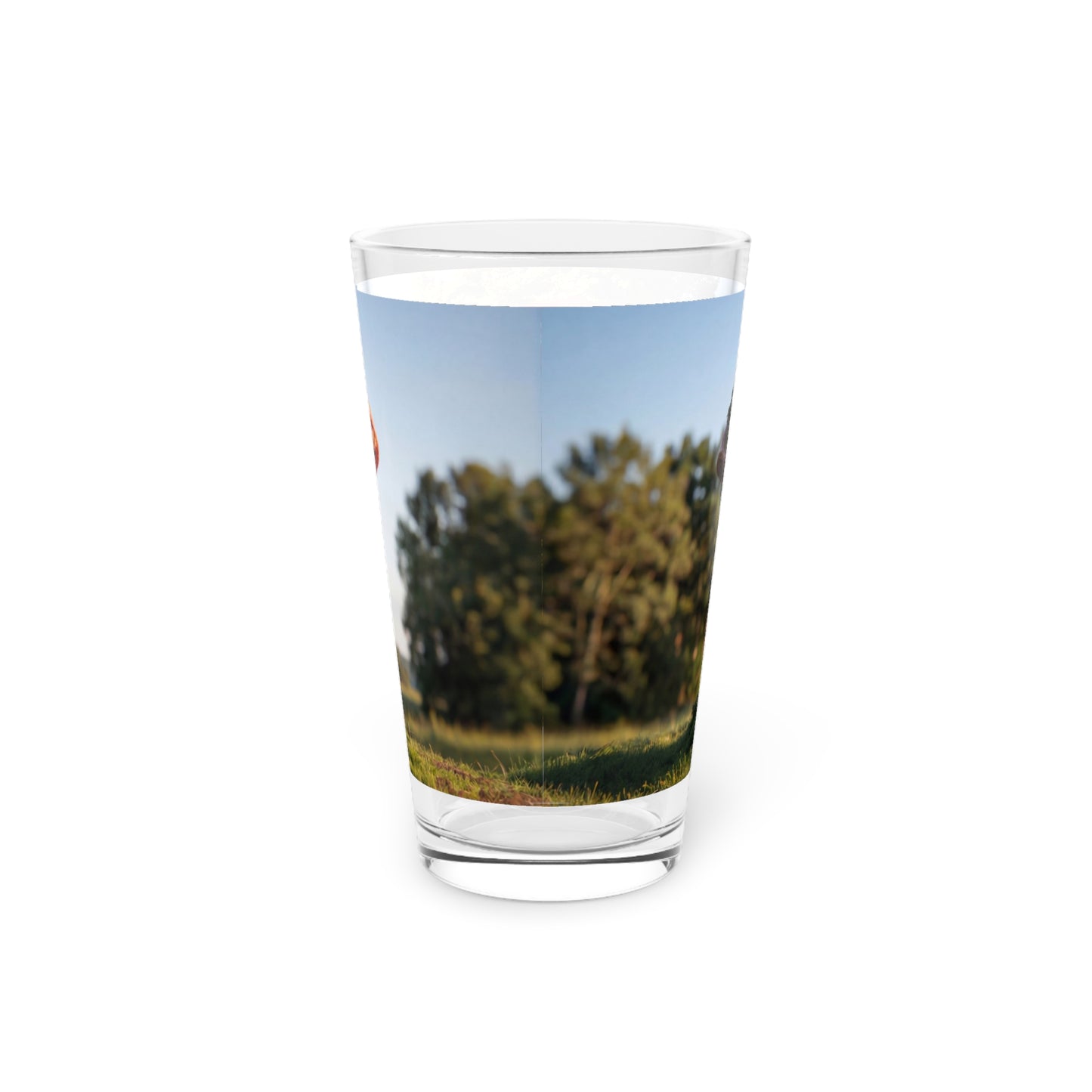 Mushroom Cottage Pint Glass, 16oz – Whimsical Forest Haven