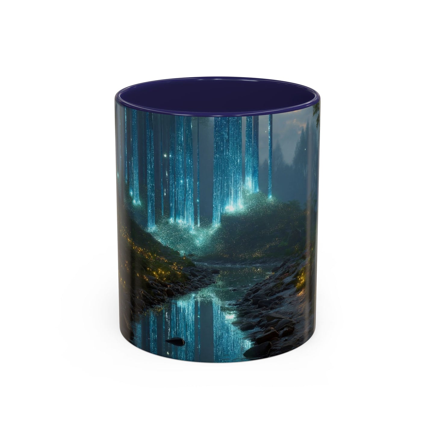 Celestial Falls Accent Coffee Mug (11, 15oz) – Twilight’s Whispering Woods