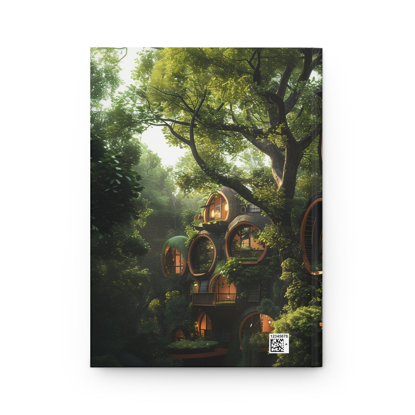 Treehouse Sanctuary Hardcover Journal Matte – Glow Through the Canopy