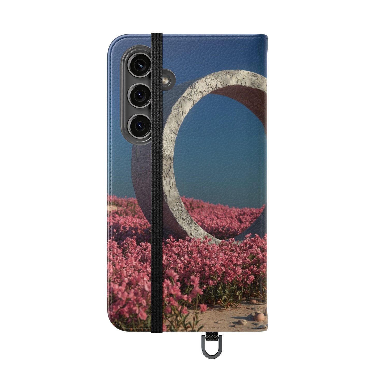 Stone Circle Flip Cases – Pink Flower Field Monument