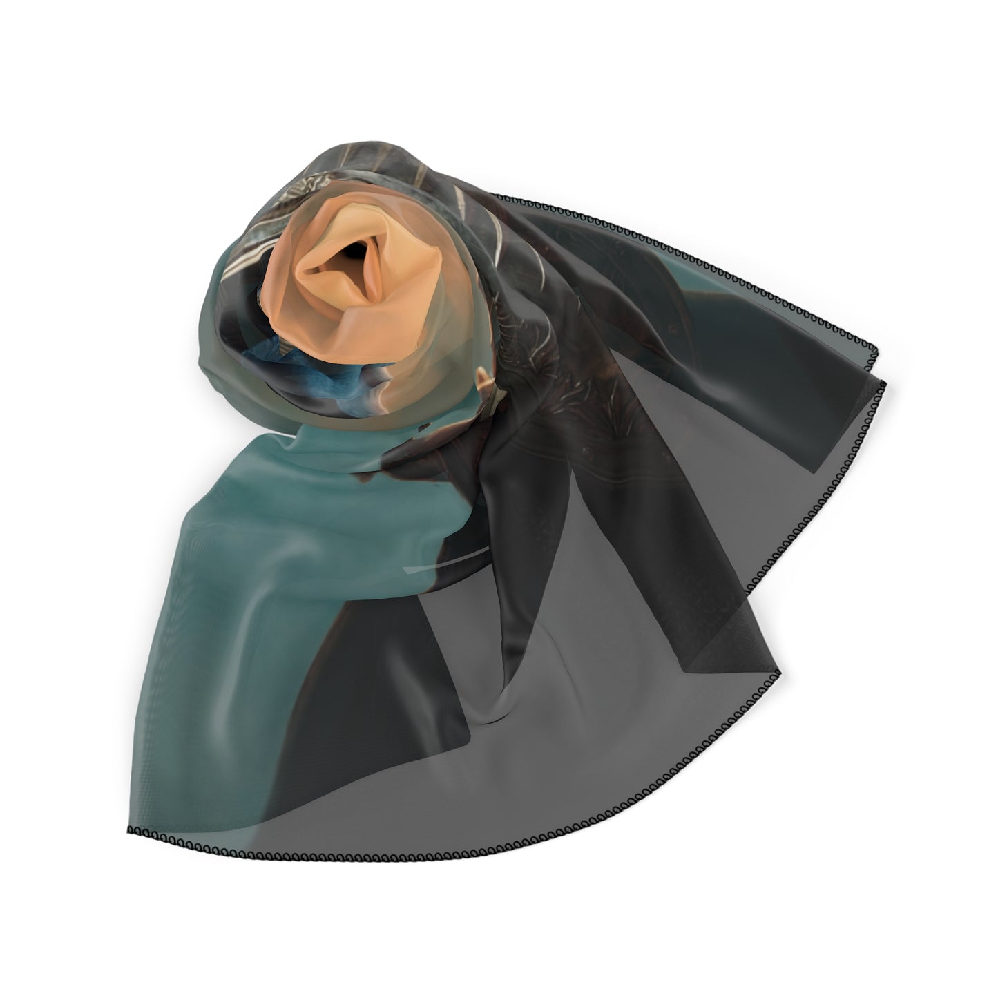 Sunlit Sentinel Poly Scarf – Radiant Armor Dreamscape