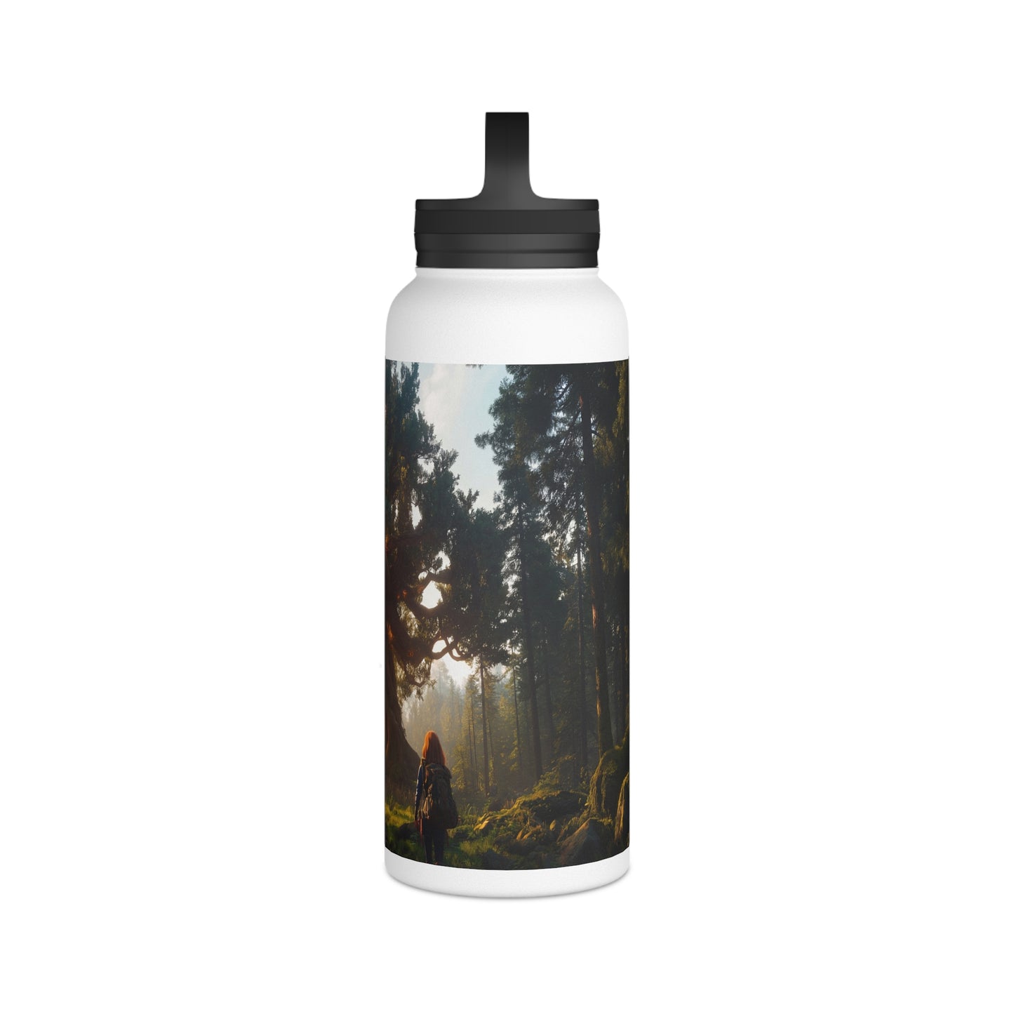 Ancient Treehouse Door Water Bottle – Whispering Grove Guardian