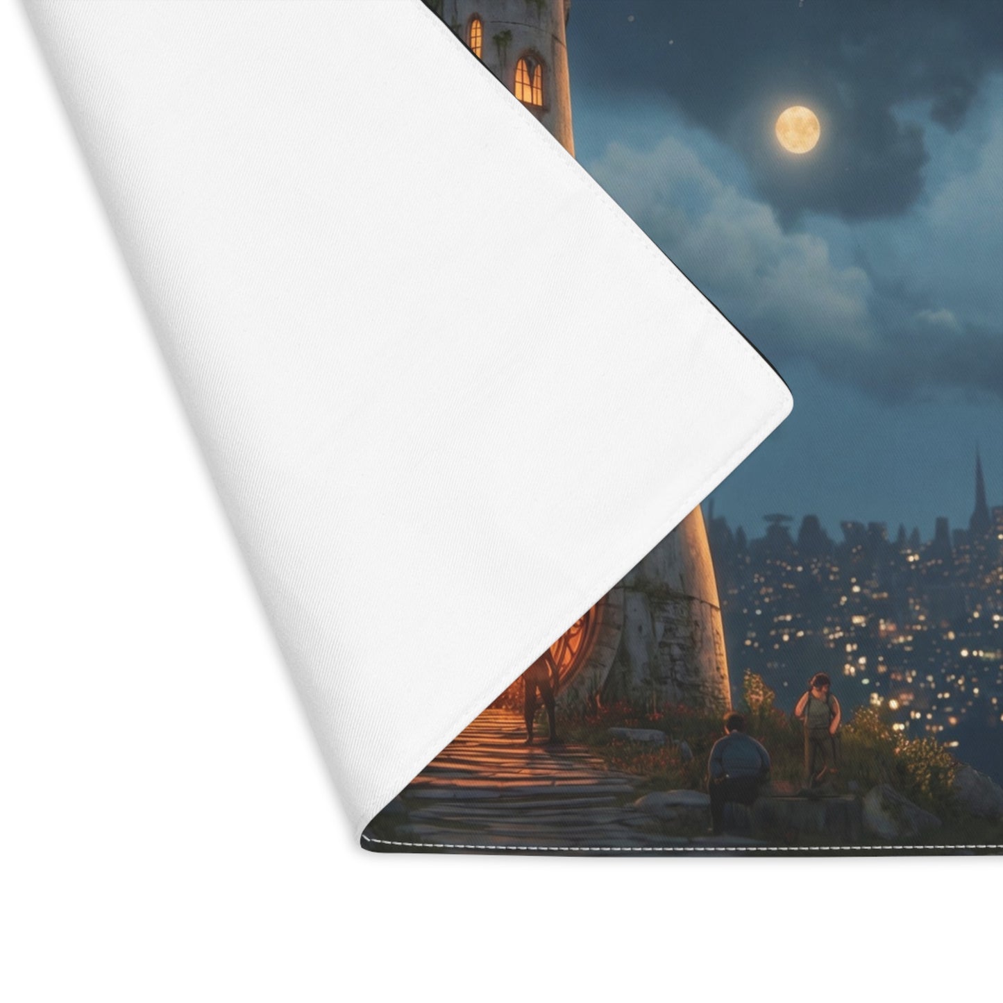 Moonlit Observatory Placemat – Whispers of the Starlit Tower