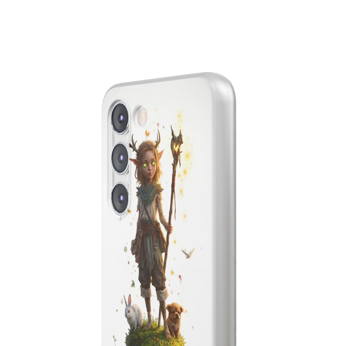 Forest Sentinel Flexi Cases – Luminescent Deerhorn Guardian