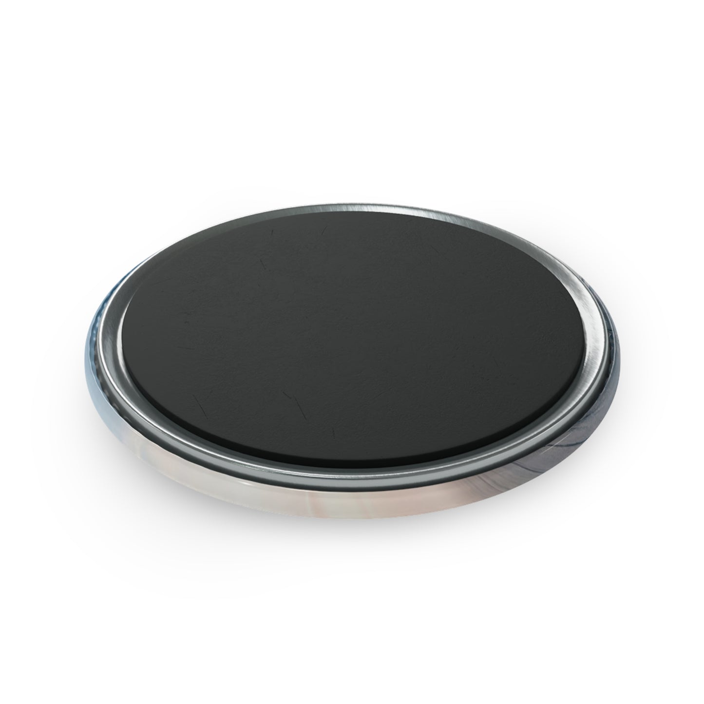 Skyward Steampunk Tower Button Magnet, Round (1 & 10 pcs) – A Single Figure’s Dawn Journey