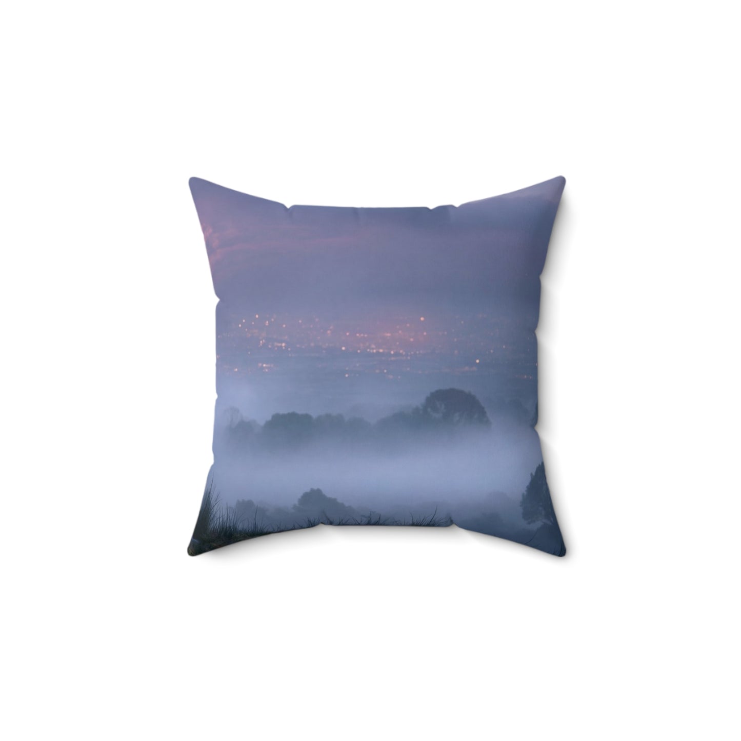 Moonlit Sentinel Pillow – Dreamer’s Twilight Vista