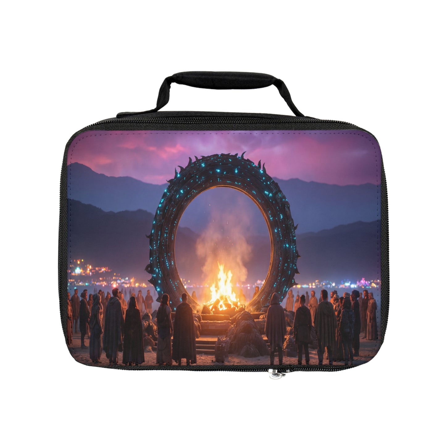 Celestial Portal Lunch Bag – Twilight Ceremony Under the Glowing Ring