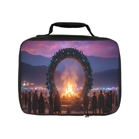 Celestial Portal Lunch Bag – Twilight Ceremony Under the Glowing Ring