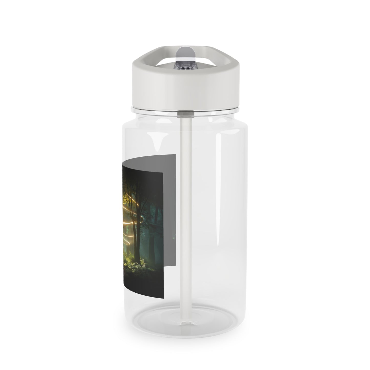 Spiral Light Guardian Tritan Water Bottle – Forest Sentinel Vortex