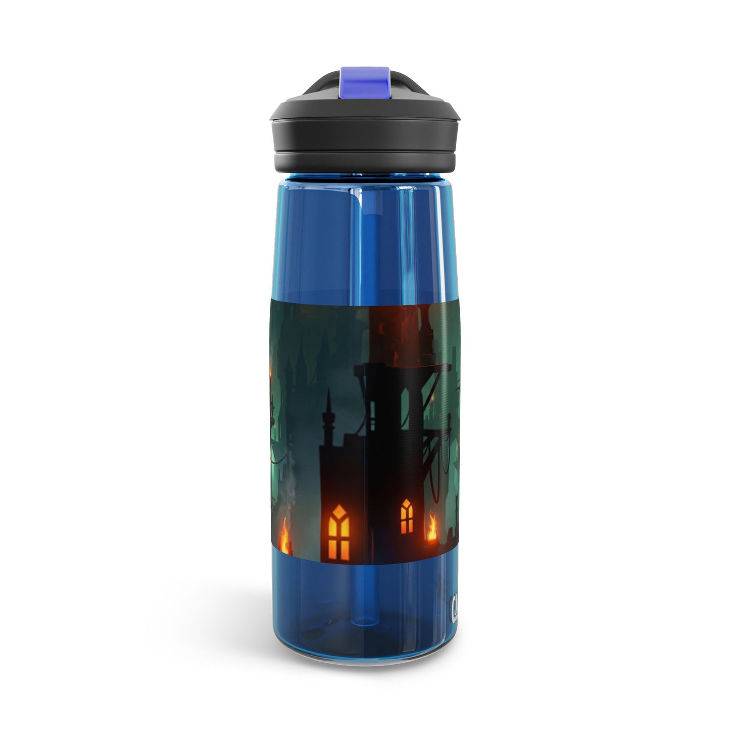 Floating City of Lanterns CamelBak Eddy® Water Bottle, 20oz\25oz – Glow in the Misty Night