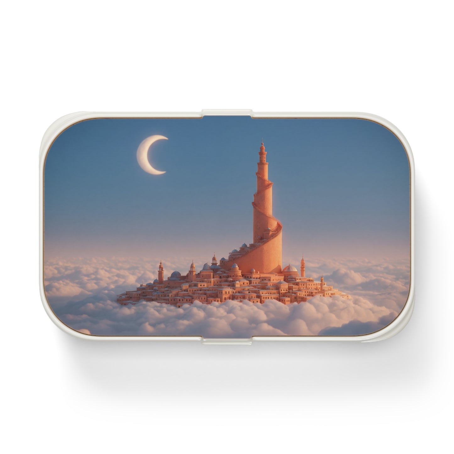 Celestial City Bento Lunch Box – Sunset Serenity Above the Clouds