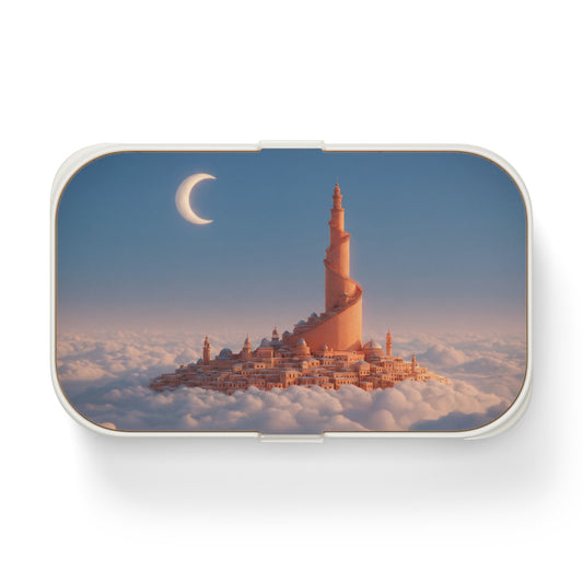 Celestial City Bento Lunch Box – Sunset Serenity Above the Clouds