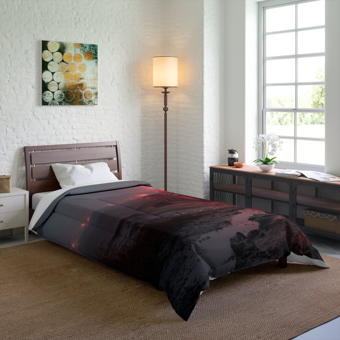 Crimson Circus Tent Comforter – Fogbound Wonderlands