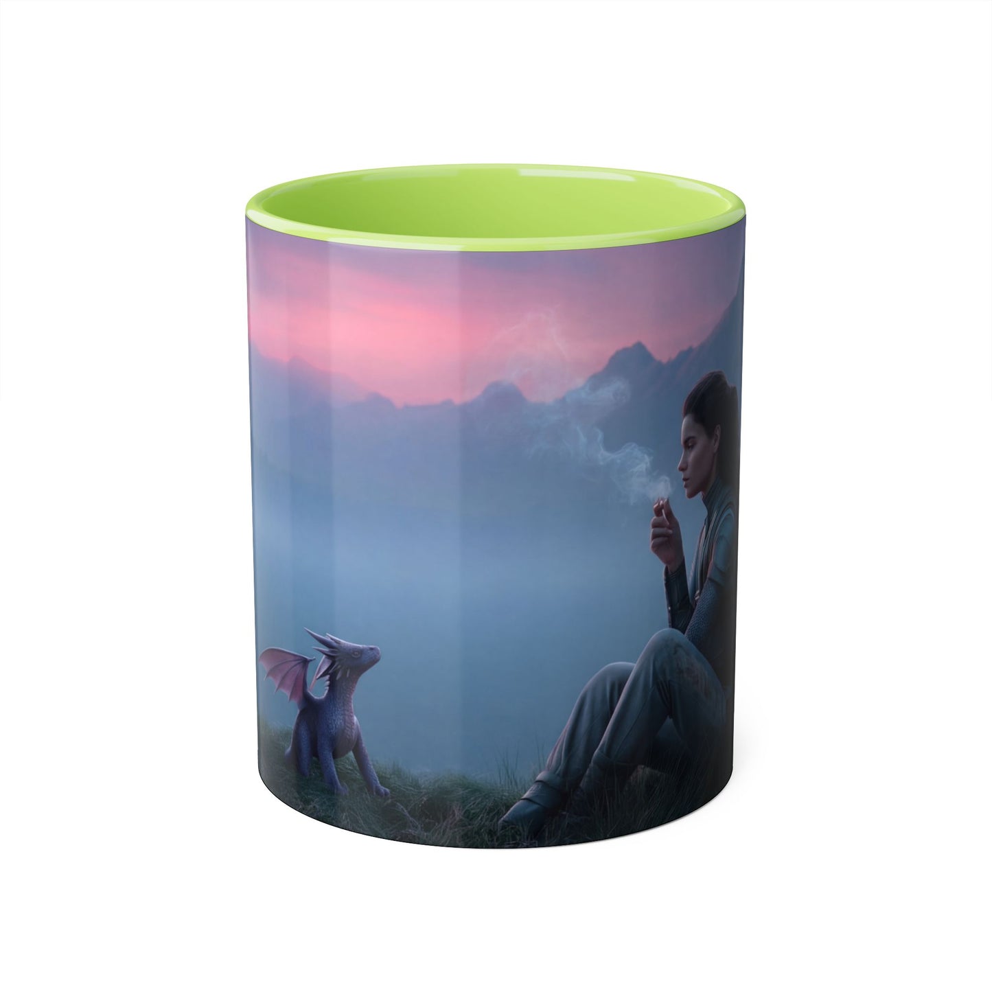 Guardian and Dragon Accent Mugs, 11oz – Twilight Vigil Companionship