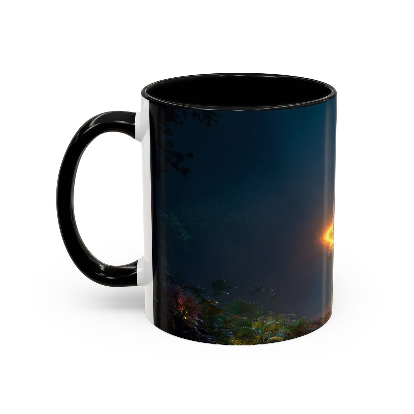 Floating Stone Temple Mug – Twilight Portal Dreamscape