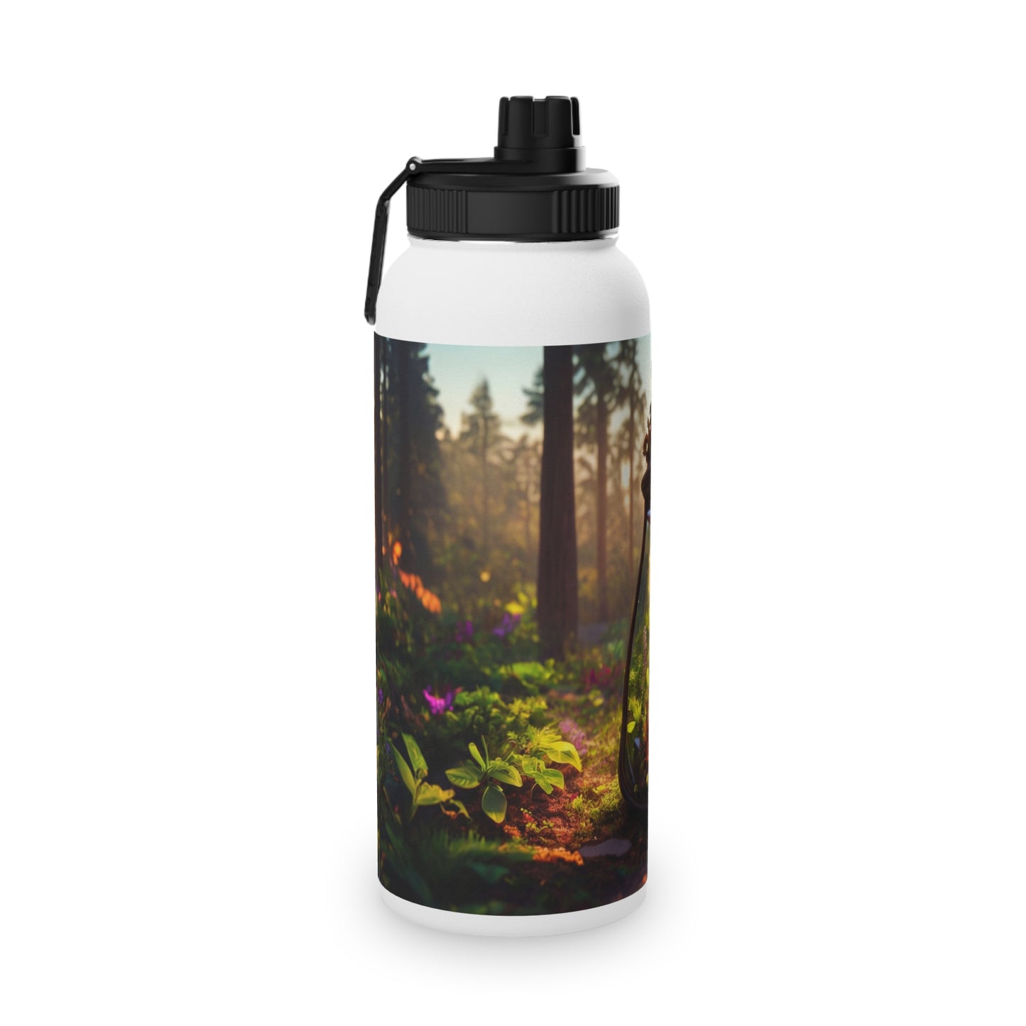 Pocket Forest Terrarium Water Bottle – Sunlit Sanctuary in Your Hands