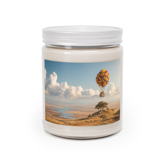 House of Balloons Scented Soy Candles with White Lid, 9oz – Skyward Escape Dreamscape