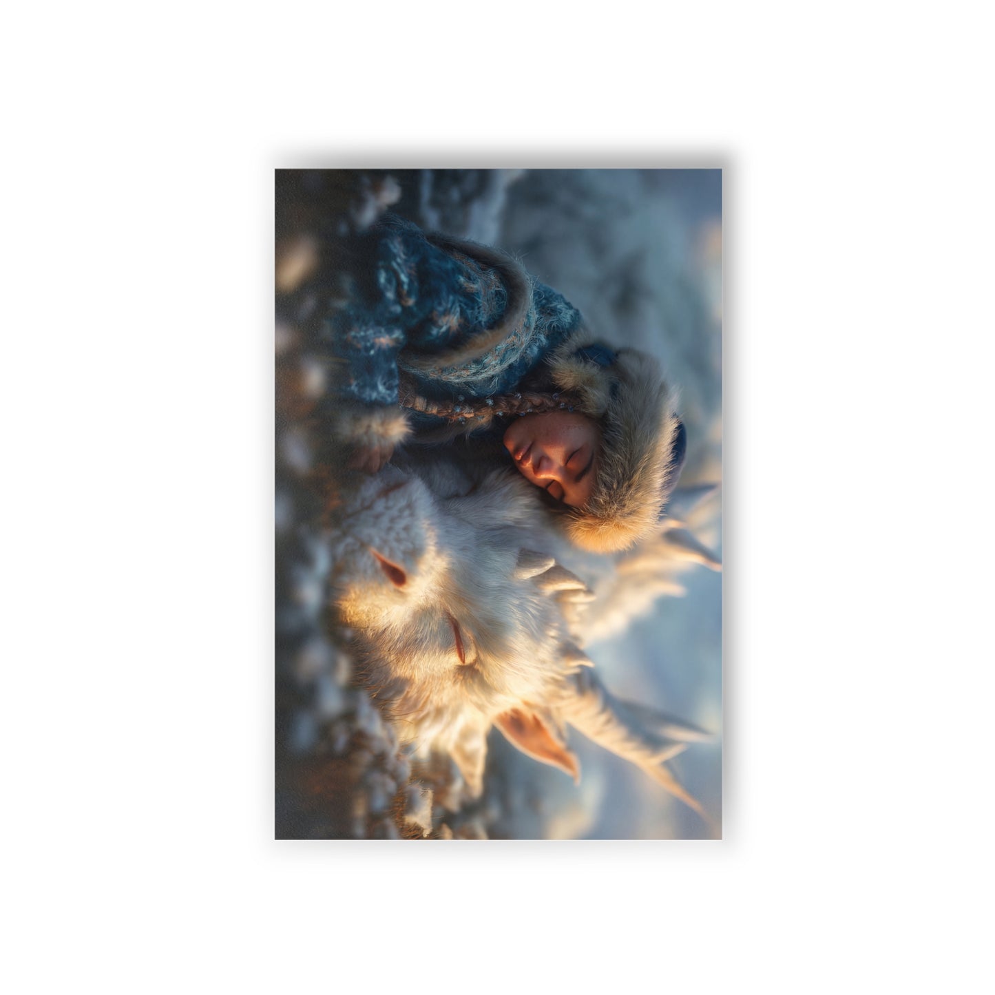 Dragon Rest Postcards (10pcs) – Furry Sentinel Nap Scene