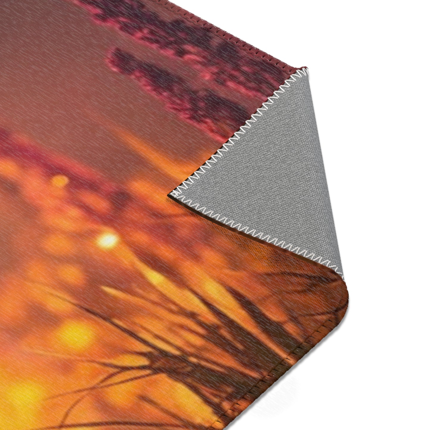 Glowing Dragonfly Area Rug – Twilight Meadow Dreamscape