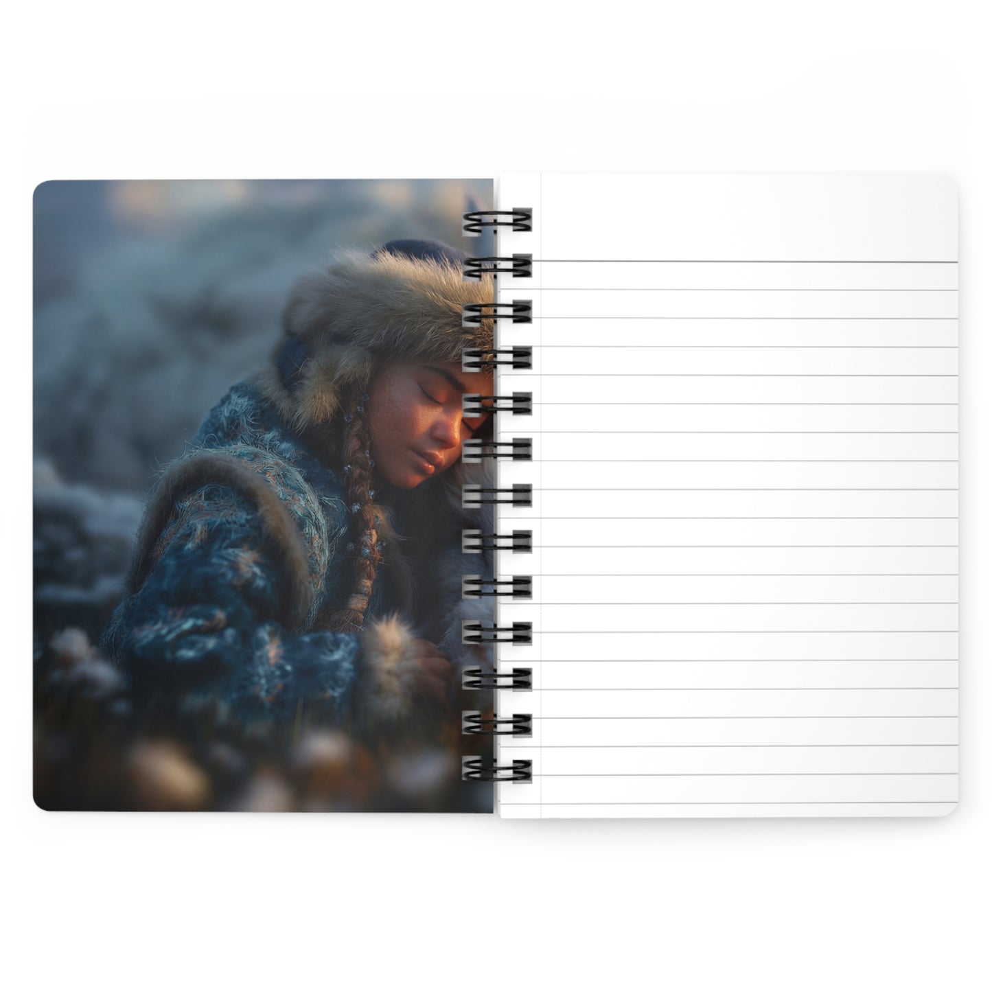 Snowbound Companion Spiral Bound Journal – Whispering Frost and Warmth